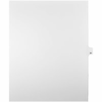 Onglet d'index Legal Mark Maker - 1/25 - 38 - hauteur de l'onglet 11 po (279,40 mm) x largeur de l'onglet 8,50 po (215,90 mm) - format lettre - Tab(s) Blanc Mylar, Papier - Pré-imprimé, Renforcement de Mylar, Laminées, Non perforé - 25 / Unité