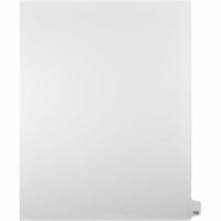 Onglet d'index Legal Mark Maker - 1/25 - 100 - hauteur de l'onglet 11 po (279,40 mm) x largeur de l'onglet 8,50 po (215,90 mm) - format lettre - Tab(s) Blanc Papier, Mylar - Pré-imprimé, Renforcement de Mylar, Laminées, Non perforé - 25 / Unité