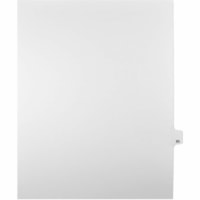 Onglet d'index Legal Mark Maker - 1/25 - 93 - hauteur de l'onglet 11 po (279,40 mm) x largeur de l'onglet 8,50 po (215,90 mm) - format lettre - Tab(s) Blanc Mylar, Papier - Pré-imprimé, Renforcement de Mylar, Laminées, Non perforé - 25 / Unité