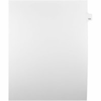 Mark Maker Legal Index Tabs, 1/25th Cut, With Individual Number, Letter Size - 1/25 - 104 - 11" Tab Height x 8.50" Tab Width - Letter - White Paper, Mylar Tab(s) - Pre-printed, Mylar Reinforcement, Laminated, Unpunched - 25 / Unit