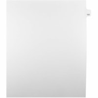 Onglet d'index Legal Mark Maker - 1/25 - 103 - hauteur de l'onglet 11 po (279,40 mm) x largeur de l'onglet 8,50 po (215,90 mm) - format lettre - Tab(s) Blanc Papier, Mylar - Pré-imprimé, Renforcement de Mylar, Laminées, Non perforé - 25 / Unité