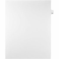 Onglet d'index Legal Mark Maker - 1/25 - 130 - hauteur de l'onglet 11 po (279,40 mm) x largeur de l'onglet 8,50 po (215,90 mm) - format lettre - Tab(s) Blanc Papier, Mylar - Pré-imprimé, Renforcement de Mylar, Laminées, Non perforé - 25 / Unité