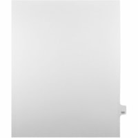 Onglet d'index Legal Mark Maker - 1/25 - 121 - hauteur de l'onglet 11 po (279,40 mm) x largeur de l'onglet 8,50 po (215,90 mm) - format lettre - Tab(s) Blanc Papier, Mylar - Pré-imprimé, Renforcement de Mylar, Laminées, Non perforé - 25 / Unité