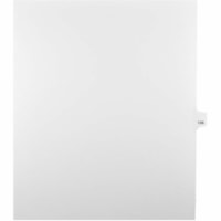 Mark Maker Legal Index Tabs, 1/25th Cut, With Individual Number, Letter Size - 1/25 - 139 - 11" (279.40 mm) Tab Height x 8.50" (215.90 mm) Tab Width - Letter - White Paper, Mylar Tab(s) - Pre-printed, Mylar Reinforcement, Laminated, Unpunched - 25 / Unit