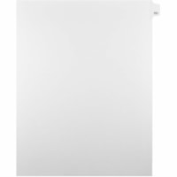 Onglet d'index Legal Mark Maker - 1/25 - 151 - hauteur de l'onglet 11 po (279,40 mm) x largeur de l'onglet 8,50 po (215,90 mm) - format lettre - Tab(s) Blanc Mylar, Papier - Pré-imprimé, Renforcement de Mylar, Laminées, Non perforé - 25 / Unité