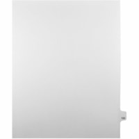 Onglet d'index Legal Mark Maker - 1/25 - 122 - hauteur de l'onglet 11 po (279,40 mm) x largeur de l'onglet 8,50 po (215,90 mm) - format lettre - Tab(s) Blanc Papier, Mylar - Pré-imprimé, Renforcement de Mylar, Laminées, Non perforé - 25 / Unité