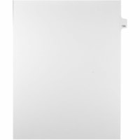 Onglet d'index Legal Mark Maker - 1/25 - 154 - hauteur de l'onglet 11 po (279,40 mm) x largeur de l'onglet 8,50 po (215,90 mm) - format lettre - Tab(s) Blanc Mylar, Papier - Pré-imprimé, Renforcement de Mylar, Laminées, Non perforé - 25 / Unité