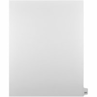 Onglet d'index Legal Mark Maker - 1/25 - 200 - hauteur de l'onglet 11 po (279,40 mm) x largeur de l'onglet 8,50 po (215,90 mm) - format lettre - Tab(s) Blanc Mylar, Papier - Pré-imprimé, Renforcement de Mylar, Laminées, Non perforé - 25 / Unité