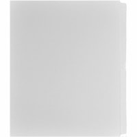 Onglet d'index Legal Mark Maker - Blanc Onglet(s) - 1/25 - hauteur de l'onglet 11 po (279,40 mm) x largeur de l'onglet 8,50 po (215,90 mm) - format lettre - Tab(s) Blanc Papier - Laminées, Renforcement de Mylar, Non perforé - 25 / Unité