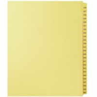 Mark Maker Buff Legal Index Tabs # 226-250, 1/25th Cut, With Numbered Sets, Letter Size - 1/25 - 226-250 - 11" Tab Height x 8.50" Tab Width - Letter - Buff Mylar, Paper Tab(s) - 10% Recycled - Pre-printed, Mylar Reinforcement, Laminated, Unpunched - 1 / Unit