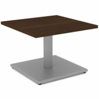 HDL Innovations Coffee Table - Band Edge - Material: Laminate - Finish: Evening Zen, Laminate - Evening Zen, Black Table Top - Durable - For Coffee