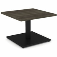 HDL Innovations Coffee Table - 23.5" x 23.8" x 16.8" - Band Edge - Material: Laminate - Finish: Laminate - Gray Dusk Table Top - Durable, Edge Banding, Leveler - For Commercial, Coffee