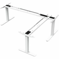 ergoCentric upCentric 3-Leg Height-Adjustable Table Frame, 22" - Height Adjustable - Assembly Required - Steel