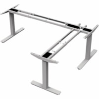 ergoCentric upCentric 3-Leg Height-Adjustable Table Frame, 22" - Height Adjustable - Assembly Required - Steel