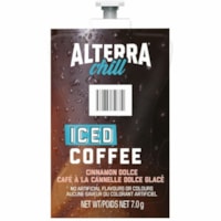 Flavia Pouch Alterra Chill Single-Serve Iced Coffee, Cinnamon Dolce, Carton of 90 - Ice Coffee - Dark - Pouch - Iced Cinnamon Dolc - 90 / Carton