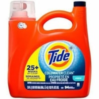 Tide COLDWATER CLEAN Laundry Detergent - For Laundry, Washing Machine - Liquid - 131.9 fl oz (4.1 quart) - Fresh Scent