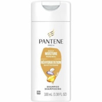 Shampooing Pro-VPantene - Sec Poils - 3,38 oz liq (100 mL) - Poils - Blanc - Hydratant - Mousse riche, Sans parabène, Sans colorant - 24 / Étui