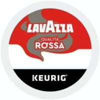 Lavazza K-Cup QUALITÀ ROSSA Medium Roast Coffee - Compatible with Keurig K-Cup Brewer - Medium - K-Cup - Robusta, Arabica - 24 / Box