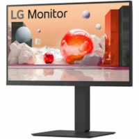 LG - Moniteur LED 24BA650-B 24 po Classe Full HD - 16:9 - 23,8 po Visible - Technologie IPS - LED Rétroéclairage - 1920 x 1080 - 16,7 Millions de Couleurs - 250 cd/m² - 5 ms - 100 Hz Fréquence de rafraîchissement - Hauts-Parleurs - HDMI - DisplayPort - Concentrateur USB