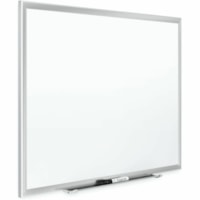 Quartet Classic Premium Porcelain Board, Silver Aluminum Frame, 6' x 4' - 48" (1219.20 mm) Width x 72" (1828.80 mm) Height - White Porcelain Surface - Silver Aluminum Frame - Horizontal/Vertical - Magnetic - Durable, Scratch Resistant, Dent Resistant, Stain Resistant, Ghost Resistant, Easy to Clean,