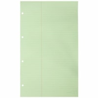 Feuille de litige Mark Maker - 100 Feuilles - 4 Trou(s) - format légal - format 8 1/2 po (215,90 mm) x 14 po (355,60 mm) - Paper Vert - Perforation - 100 / Unité