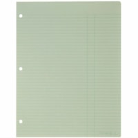 Feuilles d'écriture Mark Maker - 100 Feuilles - 3 Trou(s) - format lettre - format 8 1/2 po (215,90 mm) x 11 po (279,40 mm) - Paper Vert - Perforation - 100 / emballage