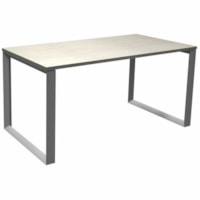 HDL Innovations Table Desk - x 59.3" (1504.95 mm) x 29.5" (749.30 mm) x 29" (736.60 mm) - Material: Metal, Laminate - Finish: Laminate - Winter Wood Table Top - For Dorm Room, Cubicle, Business, Office, Commercial, Home Office, Computer