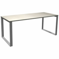 HDL Innovations Table Desk - x 71" (1803.40 mm) x 29.5" (749.30 mm) x 29" (736.60 mm) - Material: Metal, Laminate - Finish: Laminate - Winter Wood Table Top - For Dorm Room, Cubicle, Business, Office, Commercial, Home Office, Computer