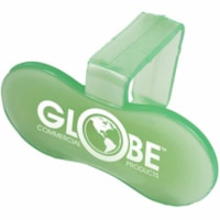 Globe Powerclip Toilet Bowl Deodorizer - 4"L X 2.25"W X 2"H / Green Apple - Odor Neutralizer, Biodegradable - 1 - Green