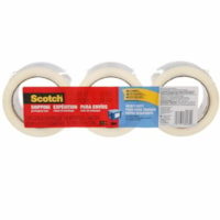 Scotch 3850 Heavy Duty Shipping Packaging Tape, 48 mm x 50 m, Pack of 3 - 54.7 yd (50 m) Length x 1.89" (48 mm) Width x 3.10 mil (0.08 mm) Thickness - 3" (76.20 mm) Core - Transparent - Split Resistant, Tear Resistant - For Packaging, Shipping - 3 / Pack