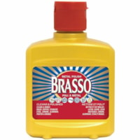 Brasso Metal Cleaner & Polish - For Multipurpose - Ready-To-Use - Liquid - 4.8 fl oz (0.2 quart)Squeeze Bottle - 8 - Easy to Use, Long Lasting - Opaque