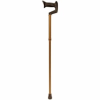 BIOS Medical Orthopedic Cane - 265 lb (120201.98 g) Load Capacity - Ergonomic Design, Ergonomic Handle, Adjustable Height, Lightweight - Copper - Aluminum