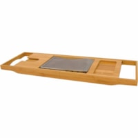 BIOS Medical Bamboo Bathtub Caddy - 1.4" (35.56 mm) Height x 27.5" (698.50 mm) Width x 8.7" (220.98 mm) Depth - Adjustable - Bamboo - 1 / Unit