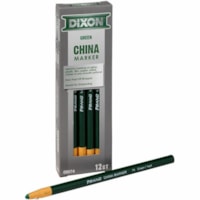 Dixon Phano China Markers - Green - 0.5 mm Green Lead - 1 Dozen