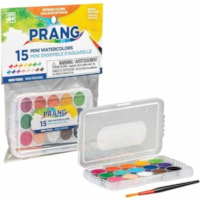 Prang Mini Watercolor Set, Multi-Color - 15 Color(s) - Multicolor - 1 / Unit