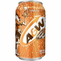 A&W Root Beer Soft Drinks, Original, 355 mL, 12/CT - Ready-to-Drink - 355 mL - Original, Root BeerCan - 12 / Carton