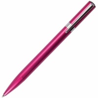 Stylo à bille Tombow - 0,7 mm (0,03 po) Pointe de stylo - Rechargeable - Rétractable - Ink Noir - Barrel Rose - Acier inoxydable Pointe