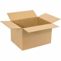 SPC Corrugated Shipping Boxes, Kraft, 18" x 14" x 12" , Pack of 25 - External Dimensions: 14" Width x 12" Depth x 18" Height - 32 ECT - Corrugated Cardboard - Brown Kraft - For Shipping, Storage - 25 / Pack