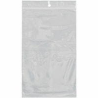 SPC Reclosable 13" x 15" Poly Bags, 2.0 mil, Clear, Box of 1,000 - 2 mil (51 Micron) Thickness - Zipper Closure - Clear, Transparent - Polyethylene Film, Poly, Polyethylene - Storage - 1000 / Box