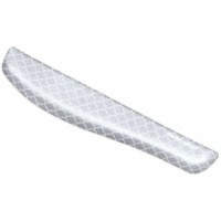 Fellowes PlushTouch Wrist Support - 1" (25.40 mm) x 18.10" (459.74 mm) x 3.10" (78.74 mm) Dimension - Gray, Lattice - Polyurethane Foam