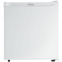 Danby 1.6 cu. ft. Compact Fridge in White - 45.31 L - Auto-defrost - Reversible - 120 V AC - 207 kWh per Year - White