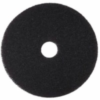 Dustbane Black Stripping Pad - Round x 20" (508 mm) Diameter - Stripping, Floor, Scrubbing, Polishing - Heavy Duty - Black