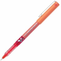 Pilot Hi-Techpoint V5 - 0.5 mm (0.02") Extra Fine Needle Pen Point - Orange Ink - Liquid - Orange Barrel - Stainless Steel Tip - 12 / Box