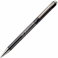 Better Retractable Ball Pen - 0.7 mm (0.03") Fine Pen Point - Refillable - Retractable - Black Ink - Oil Based - Translucent Barrel - Stainless Steel Tip - 5 / Pack