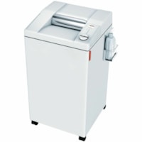 MBM Destroyit DSH0364L Paper Shredder - Continuous Shredder - Micro Cut - 8 Per Pass - for shredding Paper - 0" (0.79 mm) x 0.2" (4.76 mm) Shred Size - P-7 - 5.60 in/s (142.24 mm/s) - 10.2" (259.08 mm) Throat - 26 gal (98420.71 mL) Wastebin Capacity - White