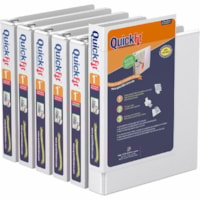 1"  8.5x 5.5 View Bndr  6 PK-W