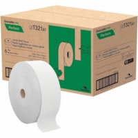 Cascades PRO Perform Bathroom Tissue - 2 Ply - 9" Width x 1250 ft Length - White - Fiber - 6 / Pack