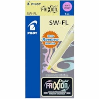 FriXion FriXion Light Highlighter - Chisel Marker Point - Pastel Purple Ink - Thermosensitive Ink - Pastel Purple Barrel - 12 / Box