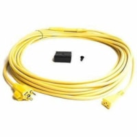 ProTeam 50' Yellow Power Cord w/Strain Relief - For Vacuum Cleaner - Yellow - 50 ft Cord Length