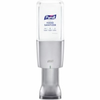 Distributeur de désinfectant ES10 PURELL® - 1,27 quart (1200 mL) Capacité - Sans contact, Fixation Murale, Rechargeable - Chrome - 1 / Unité